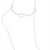 Bracelet de cheville Bling Jewelry BFF double anneau amour