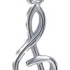 Boucles d'oreilles note de musique Bling Jewelry argent-3