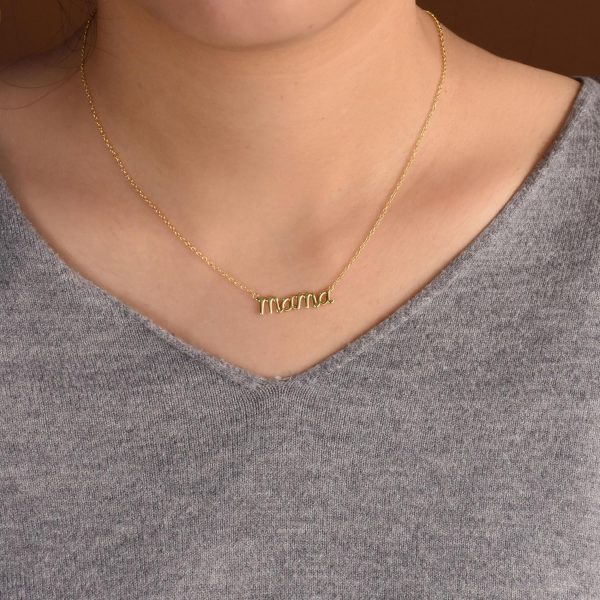 Pendentif personnalisé maman Bling Jewelry collier or argent-2