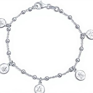 Bracelet anges gardiens argent sterling Bling Jewelry pour