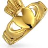 Bague Claddagh Bling Jewelry Personnalisable Acier-0