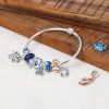 Perle sirène argent sterling Bling Jewelry charm bracelet-3