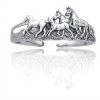 Bracelet équestre argent sterling Bling Jewelry cheval femme