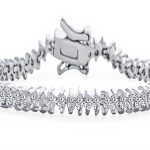 Bracelet tennis zircon cubique Bling Jewelry femme argent