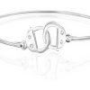 Bracelet menottes Bling Jewelry argent sterling minimaliste