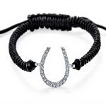Bracelet fer à cheval chanceux Bling Jewelry argent sterling