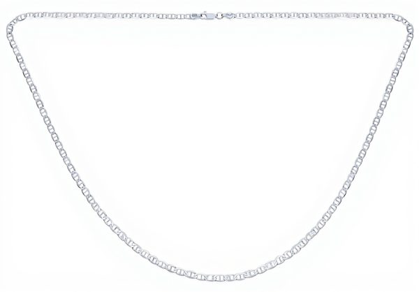 Collier chaîne marinière argent massif Bling Jewelry unisexe