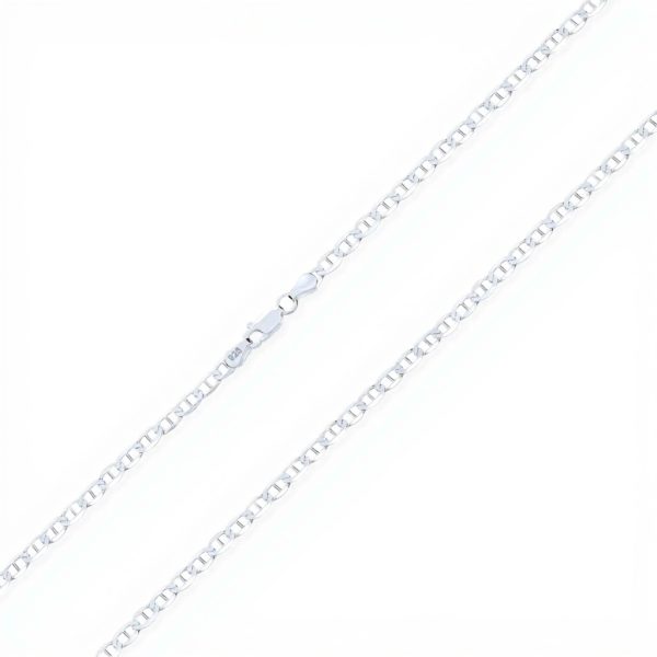 Collier chaîne marinière argent massif Bling Jewelry unisexe