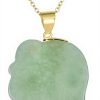 Collier éléphant jade vert Bling Jewelry argent sterling