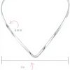 Collier Ras Du Cou Argent 925 Bling Jewelry Pendentif Femme