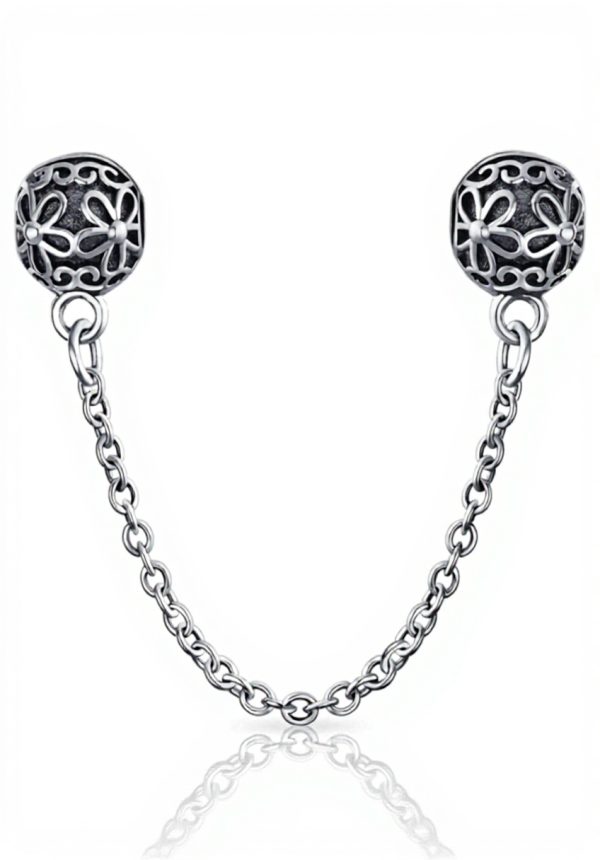 Bling Jewelry Charm Perles Fleurs Argent Sterling Bracelet