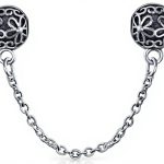 Bling Jewelry Charm Perles Fleurs Argent Sterling Bracelet