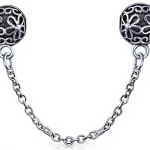 Bling Jewelry Charm Perles Fleurs Argent Sterling Bracelet