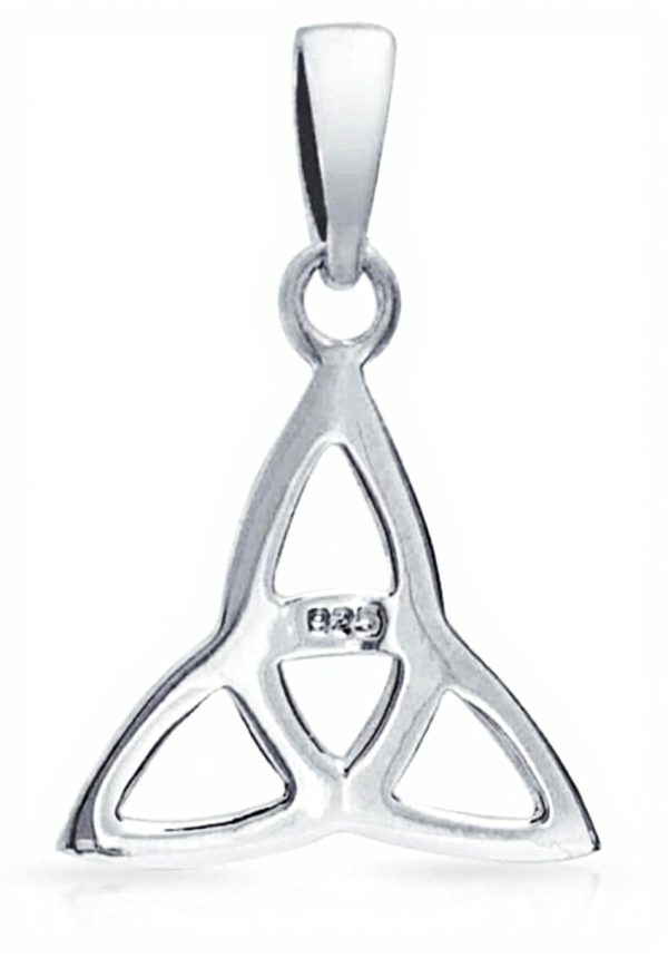 Pendentif Celtique Trinité Ambre Onyx Bling Jewelry Femme