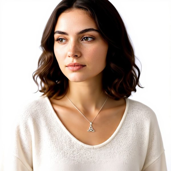 Pendentif Celtique Trinité Ambre Onyx Bling Jewelry Femme