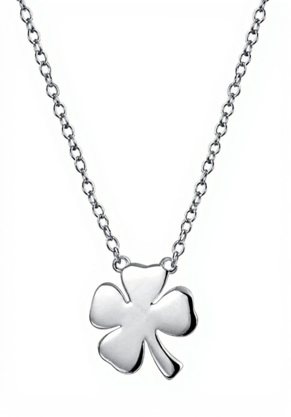 Bling Jewelry Collier Trèfle Chance Argent Sterling Femme