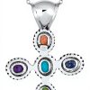 Collier femme argent sterling croix turquoise bijoux