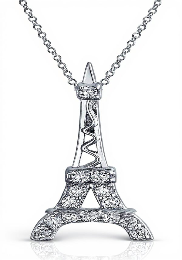 Pendentif Tour Eiffel Argent Sterling 925 Bling Jewelry
