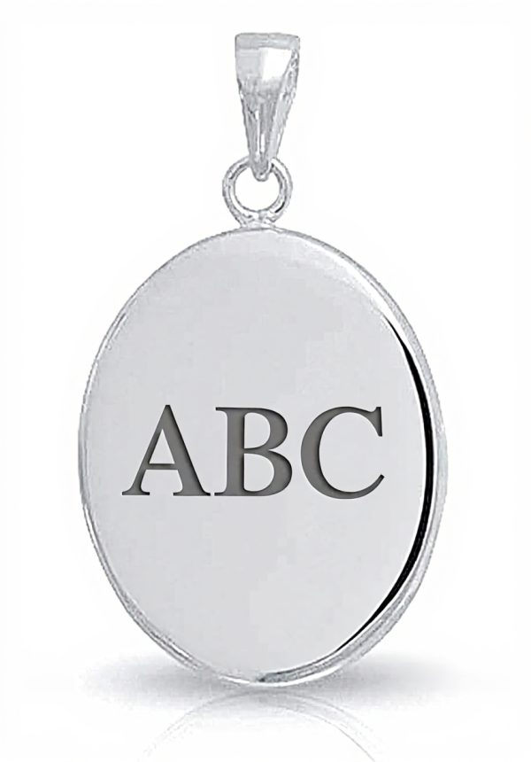 Collier camée victorien argent sterling 925 gravé