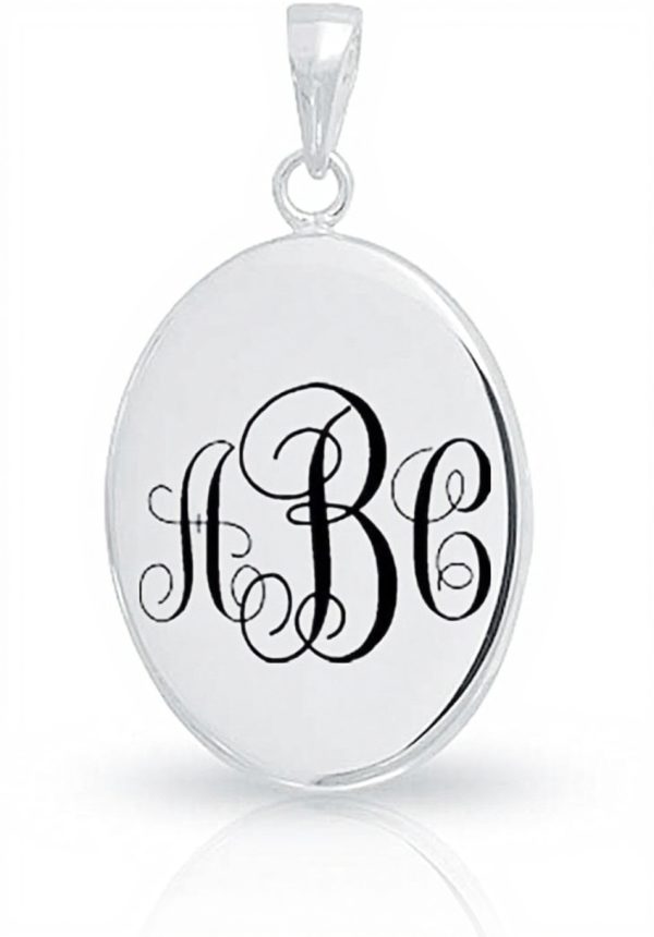 Collier camée victorien argent sterling 925 gravé