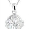 Collier Arbre de Vie Bling Jewelry Argent Sterling Nacre