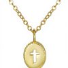 Collier pendentif croix ange photo personnalisé Bling
