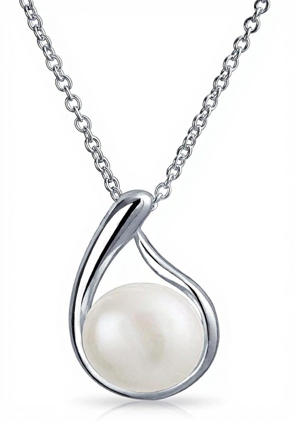 Collier perles culture eau douce Bling Jewelry design infini