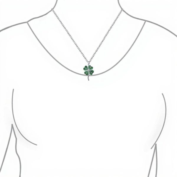 Ensemble bijoux trèfle argent sterling Bling Jewelry femmes