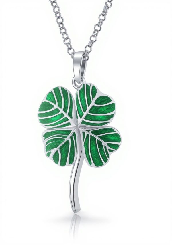 Ensemble bijoux trèfle argent sterling Bling Jewelry femmes