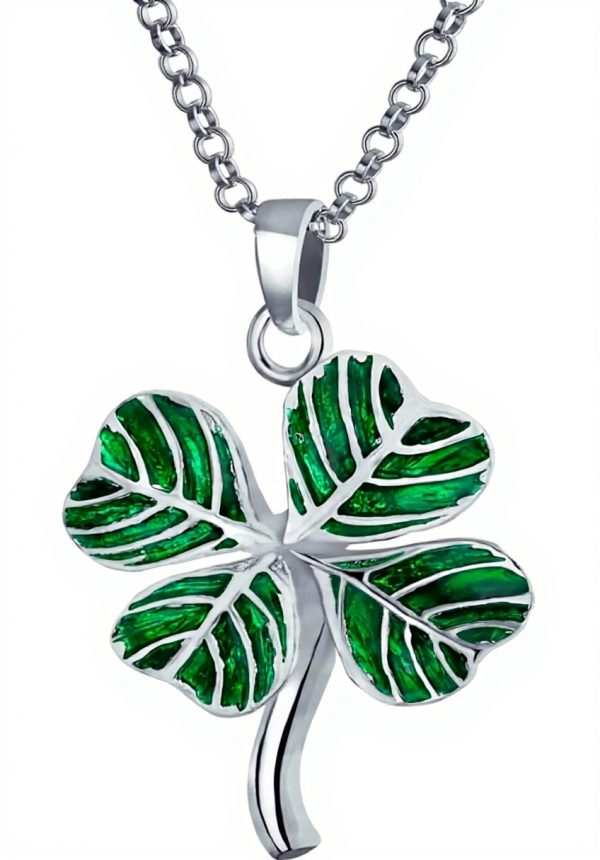 Ensemble bijoux trèfle argent sterling Bling Jewelry femmes