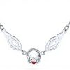 Collier Celtique Argent Sterling Trinité Amitié Femme Bling