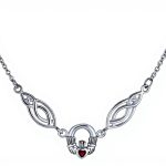 Collier Celtique Argent Sterling Trinité Amitié Femme Bling