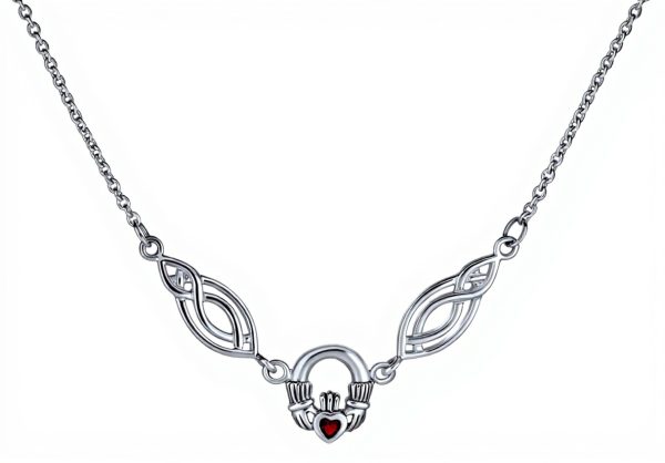Collier Celtique Argent Sterling Trinité Amitié Femme Bling