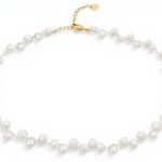 Collier perles culture eau douce Bling Jewelry ras du cou