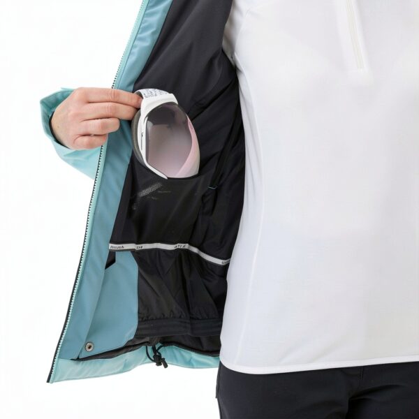 Veste ski femme Millet imperméable respirante stretch bleu-4