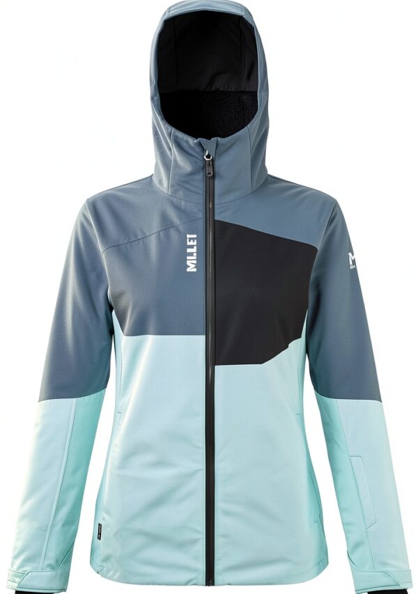 Veste ski femme Millet imperméable respirante stretch bleu-0